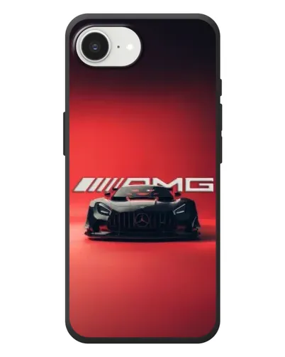 Чехол для iPhone 17e с картинкой «Mercedes AMG — красная линия» Чехол для iPhone 17e с картинкой «Mercedes AMG — красная линия»