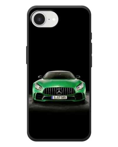 Чехол для iPhone 17e с картинкой «Mercedes — неоновый лого» Чехол для iPhone 17e с картинкой «Mercedes — неоновый лого»