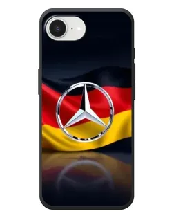 Чехол для iPhone 17e с картинкой «Mercedes — флаг Германии»