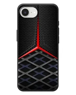 Чехол для iPhone 17e с картинкой «Mercedes Carbon Grid»