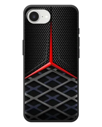 Чехол для iPhone 17e с картинкой «Mercedes Carbon Grid» Чехол для iPhone 17e с картинкой «Mercedes Carbon Grid»