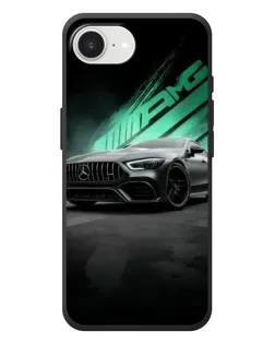 Чехол для iPhone 17e с картинкой «Темный Mercedes AMG»