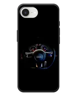 Чехол для iPhone 17e с картинкой «Салон Audi — руль» Чехол для iPhone 17e с картинкой «Салон Audi — руль»