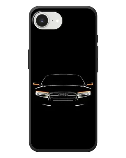 Чехол для iPhone 17e с картинкой «Audi — ночной контур»