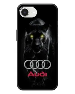 Чехол для iPhone 17e с картинкой «Пантера и Audi»