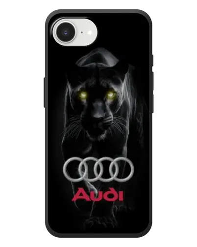 Чехол для iPhone 17e с картинкой «Пантера и Audi»