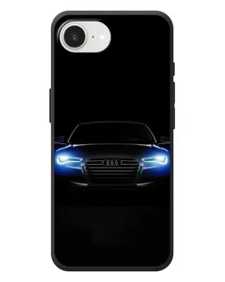 Чехол для iPhone 17e с картинкой «Audi в неоне»