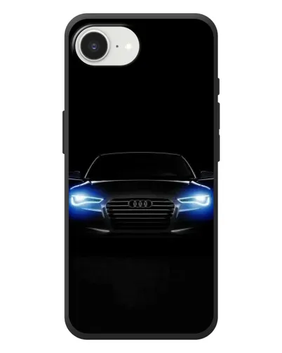 Чехол для iPhone 17e с картинкой «Audi в неоне»