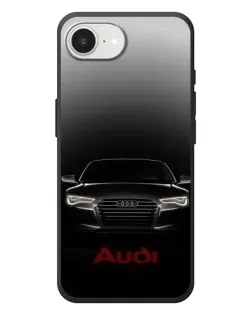 Чехол для iPhone 17e с картинкой «Audi — градиентный контур»