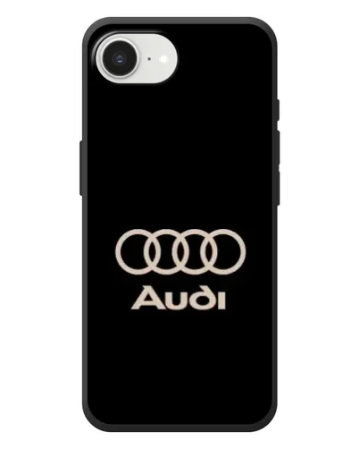 Чехол для iPhone 17e с картинкой «Audi — золотой логотип»