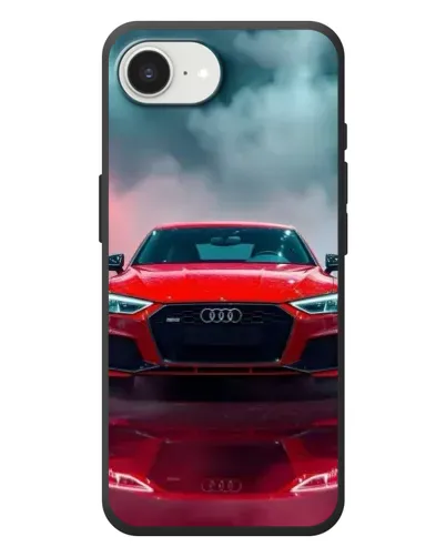 Чехол для iPhone 17e с картинкой «Audi RS — красный стиль»