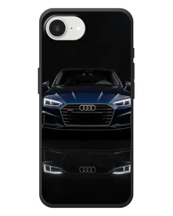 Чехол для iPhone 17e с картинкой «Audi — ночное отражение»