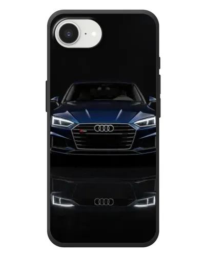 Чехол для iPhone 17e с картинкой «Audi — ночное отражение»