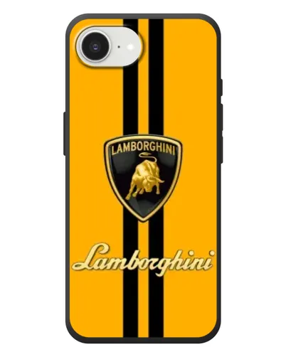 Чохол для iPhone 17e з картинкою «Lamborghini Stripe жовтий»