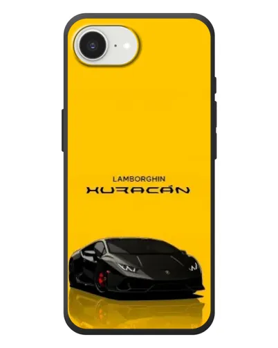 Чохол для iPhone 17e з картинкою «Lamborghini Huracan чорний»