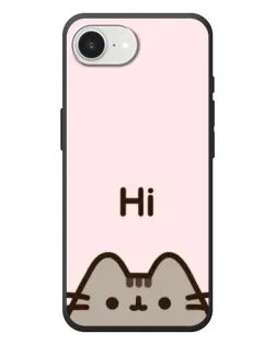 Чехол для iPhone 17e с картинкой «Пушин говорит Hi»