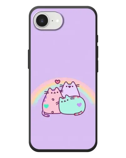 Чехол для iPhone 17e с картинкой «Радужные Пушины»