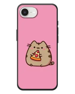 Чехол для iPhone 17e с картинкой «Пушин с пиццей»