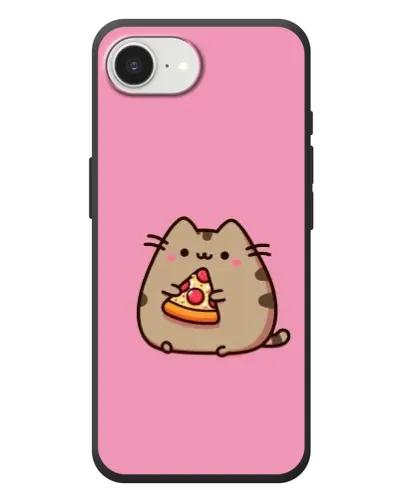 Чехол для iPhone 17e с картинкой «Пушин с пиццей»