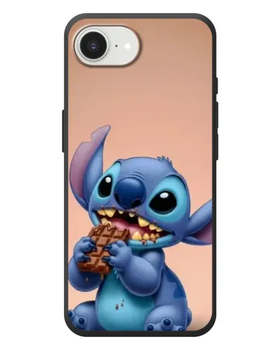 Чохол для iPhone 17e з картинкою «Стіч їсть шоколад»