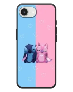 Чохол для iPhone 17e з картинкою «Stitch та Angel Love» Чохол для iPhone 17e з картинкою «Stitch та Angel Love»