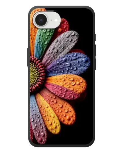 Чехол для iPhone 17e с картинкой «Радужный цветок»