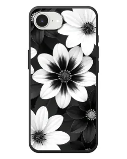 Чехол для iPhone 17e с картинкой «Монохромные астры» Чехол для iPhone 17e с картинкой «Монохромные астры»