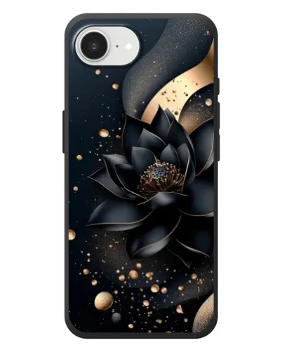 Чехол для iPhone 17e с картинкой «Черный лотос»