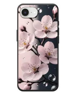 Чехол для iPhone 17e с картинкой «Нежная сакура и капли» Чехол для iPhone 17e с картинкой «Нежная сакура и капли»