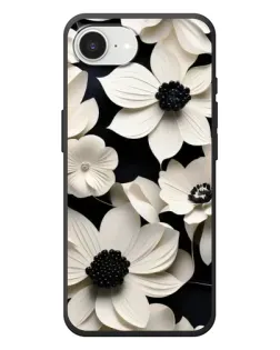 Чехол для iPhone 17e с картинкой «Объемные белые цветы» Чехол для iPhone 17e с картинкой «Объемные белые цветы»