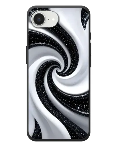 Чехол для iPhone 17e с картинкой «Черно-белая спираль» Чехол для iPhone 17e с картинкой «Черно-белая спираль»
