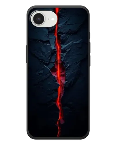 Чехол для iPhone 17e с картинкой «Kрасная лавовая трещина» Чехол для iPhone 17e с картинкой «Kрасная лавовая трещина»