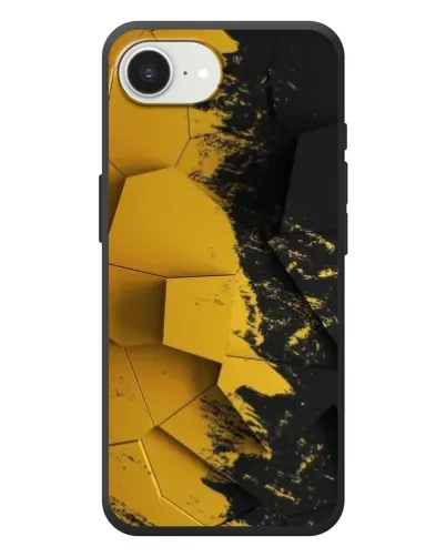 Чехол для iPhone 17e с картинкой «Золотые осколки геометрии» Чехол для iPhone 17e с картинкой «Золотые осколки геометрии»