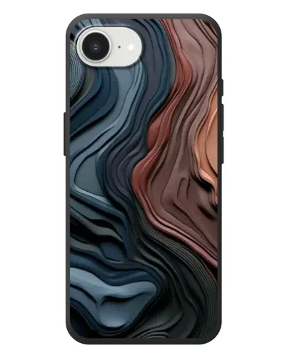 Чехол для iPhone 17e с картинкой «Цветные волны каньона» Чехол для iPhone 17e с картинкой «Цветные волны каньона»