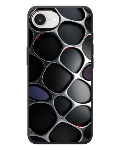 Чехол для iPhone 17e с картинкой «Объемная темная решетка» Чехол для iPhone 17e с картинкой «Объемная темная решетка»
