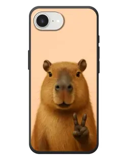 Чехол для iPhone 17e с картинкой «Капибара виктория»