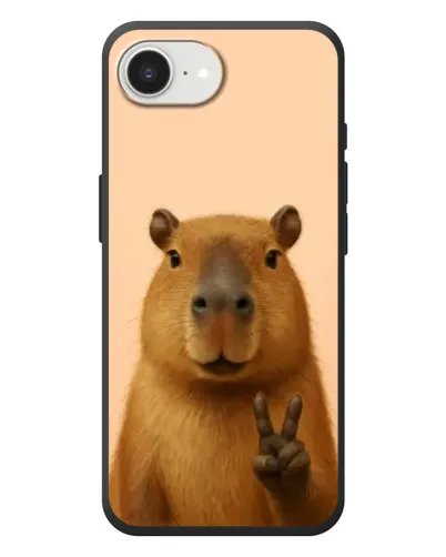Чехол для iPhone 17e с картинкой «Капибара виктория» Чехол для iPhone 17e с картинкой «Капибара виктория»