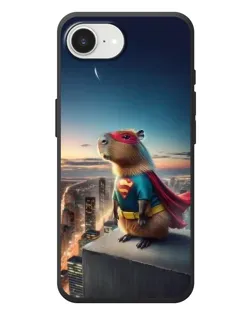 Чехол для iPhone 17e с картинкой «Капи-мен супергерой»