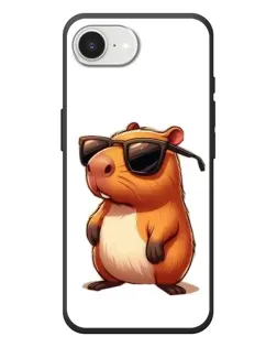 Чехол для iPhone 17e с картинкой «Капибара в очках»