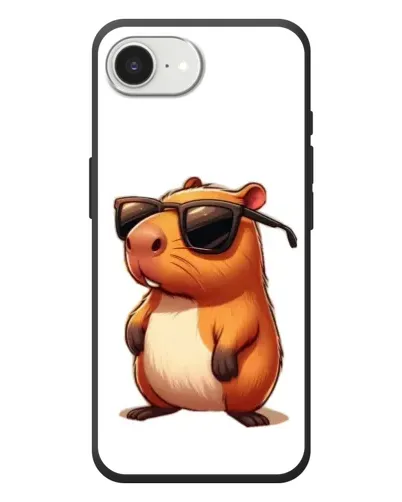 Чехол для iPhone 17e с картинкой «Капибара в очках» Чехол для iPhone 17e с картинкой «Капибара в очках»