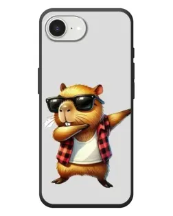 Чехол для iPhone 17e с картинкой «Капибара рэпер даб»