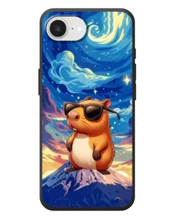 Чехол для iPhone 17e с картинкой «Капибара Ван Гога»