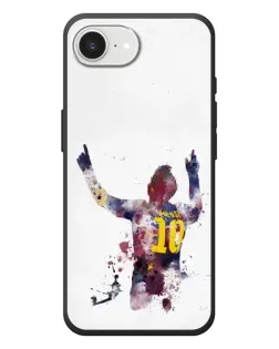 Чехол для iPhone 17e с картинкой «Акварельный Месси Барселона»