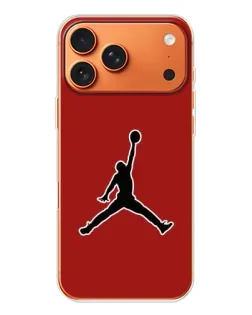 Чехол для Apple iPhone 18 Pro Max с картинкой «Jordan Red Back»