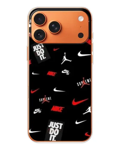 Чехол для Apple iPhone 18 Pro Max с картинкой «Nike Mix Pattern»