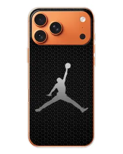 Чехол для Apple iPhone 18 Pro Max с картинкой «Jordan Dark Carbon»
