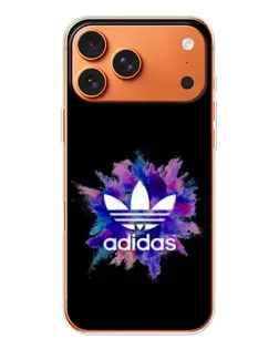 Чехол для Apple iPhone 18 Pro Max с картинкой «Взрыв красок Adidas»