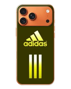 Чехол для Apple iPhone 18 Pro Max с картинкой «Оливковый градиент Adidas»