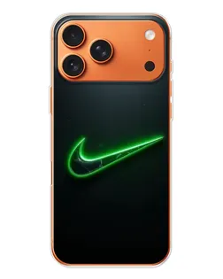 Чохол для Apple iPhone 18 Pro Max з картинкою «Неоновий контур Nike» Чохол для Apple iPhone 18 Pro Max з картинкою «Неоновий контур Nike»
