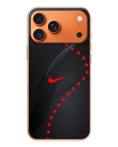 Чехол для Apple iPhone 18 Pro Max с картинкой «Абстрактный дизайн Nike»